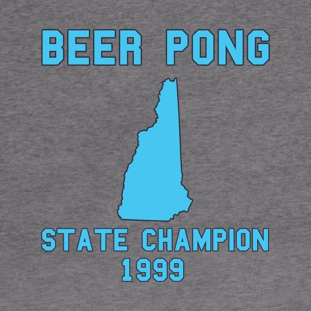 Vintage New Hampshire Beer Pong State Champion by fearcity